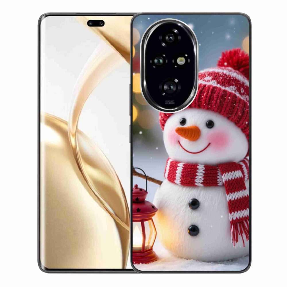 Zselés borítás mmCase a Honor 200 Pro 5G készülékhez - hóember 2