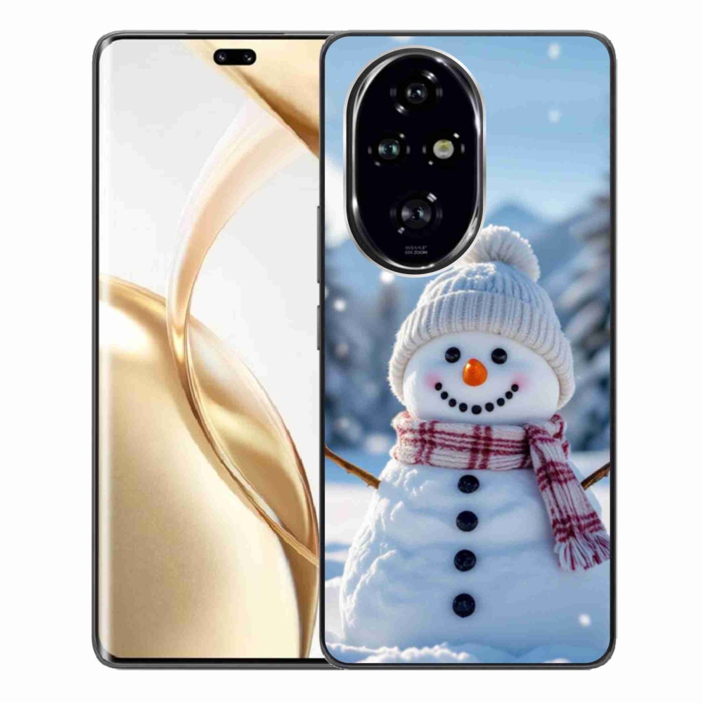 Zselés borítás mmCase a Honor 200 Pro 5G készülékhez - hóember 3