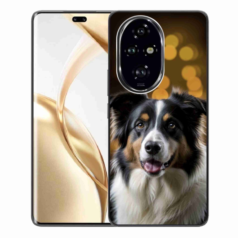 mmCase gél tok az Honor 200 Pro 5G-hez – mosolygós ausztrál juhászkutya