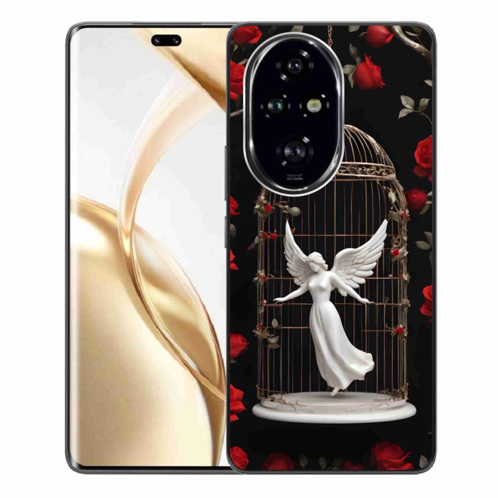 Zselés borítás mmCase a Honor 200 Pro 5G számára - csapdába esett angyal