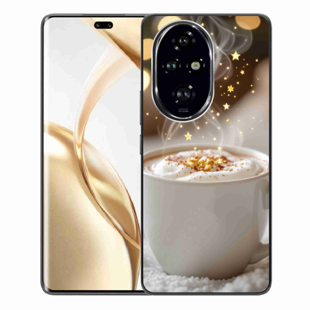 Zselés borítás mmCase a Honor 200 Pro 5G számára - Karácsonyi forró ital