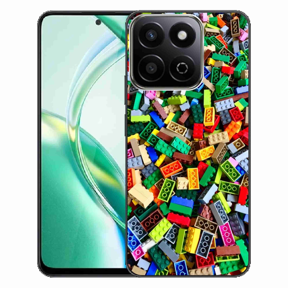 Zselés borítás mmCase a Honor 200 Smart 5G számára - színes építőelemek