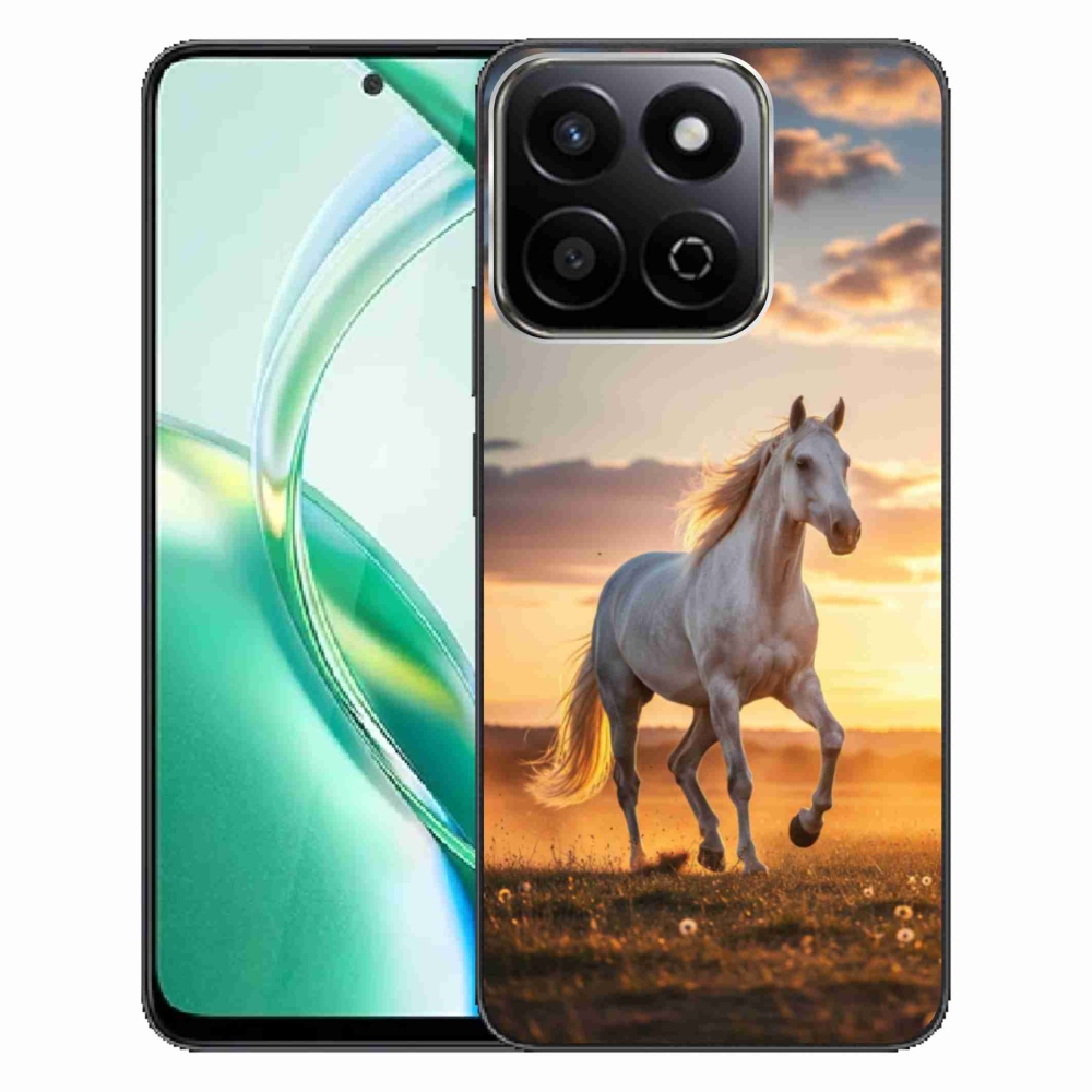 Zselés borítás mmCase a Honor 200 Smart 5G készülékhez - futó fehér ló 2