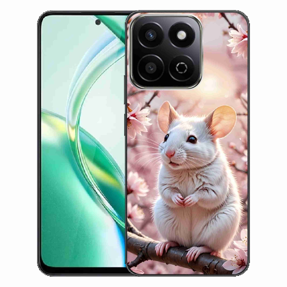 mmCase géltok az Honor 200 Smart 5G-hez – fehér egér egy ágon