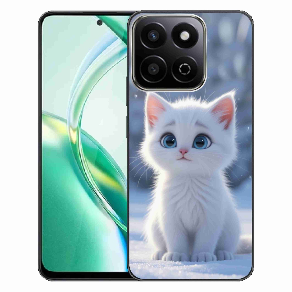 mmCase gél tok az Honor 200 Smart 5G-hez – fehér cica 3