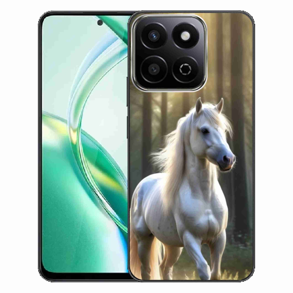 Zselés borítás mmCase a Honor 200 Smart 5G készülékhez - fehér ló 3