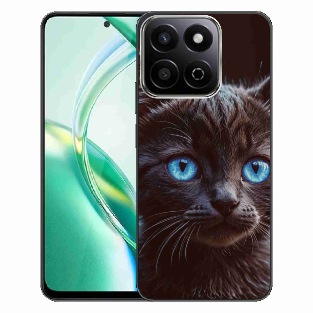 Zselés borítás mmCase a Honor 200 Smart 5G készülékhez - fekete cica 2