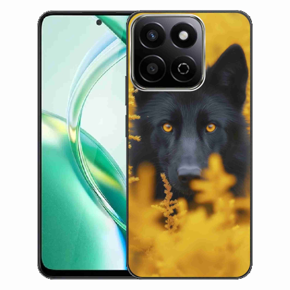 Zselés borítás mmCase a Honor 200 Smart 5G készülékhez - fekete farkas 2