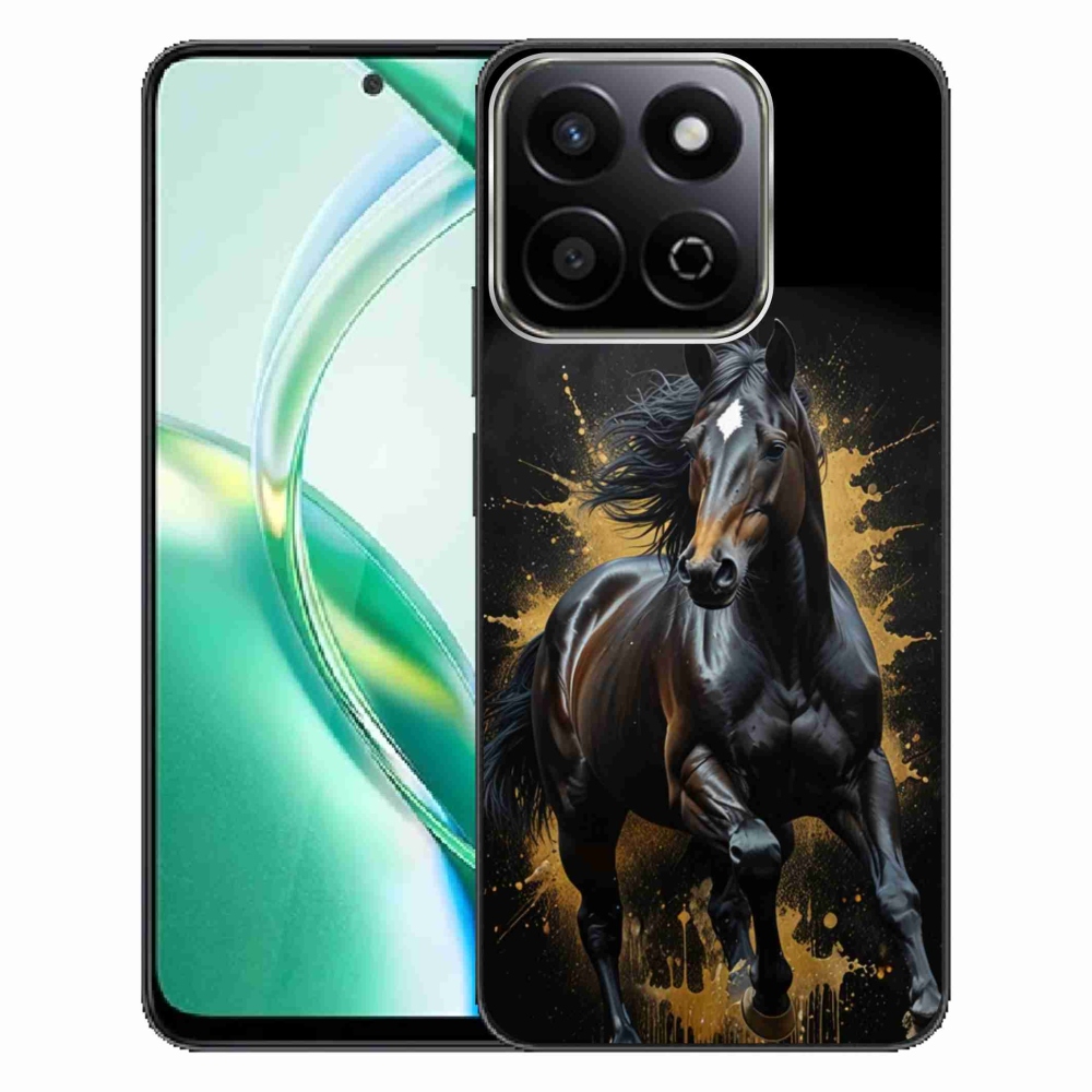 mmCase géltok az Honor 200 Smart 5G-hez – elegáns fekete csődör