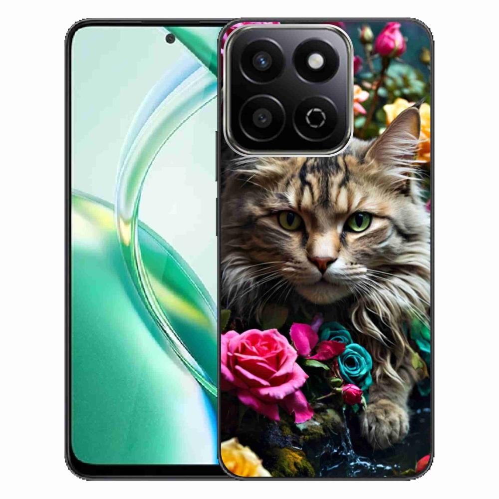 Zselés borítás mmCase a Honor 200 Smart 5G készülékhez - macskaszemmel 2