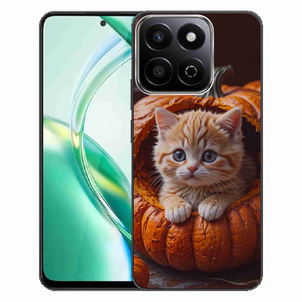 Zselés borítás mmCase a Honor 200 Smart 5G készülékhez - cica és tök 2