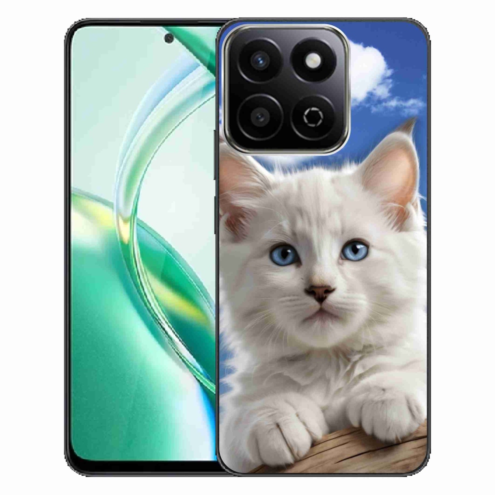 mmCase gél tok az Honor 200 Smart 5G-hez – cica és felhők
