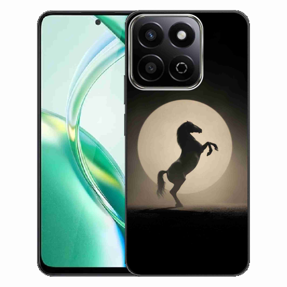 Zselés borítás mmCase a Honor 200 Smart 5G számára - ló sziluettben