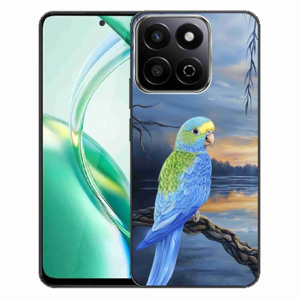 Zselés borító mmCase a Honor 200 Smart 5G készülékhez - kék papagáj