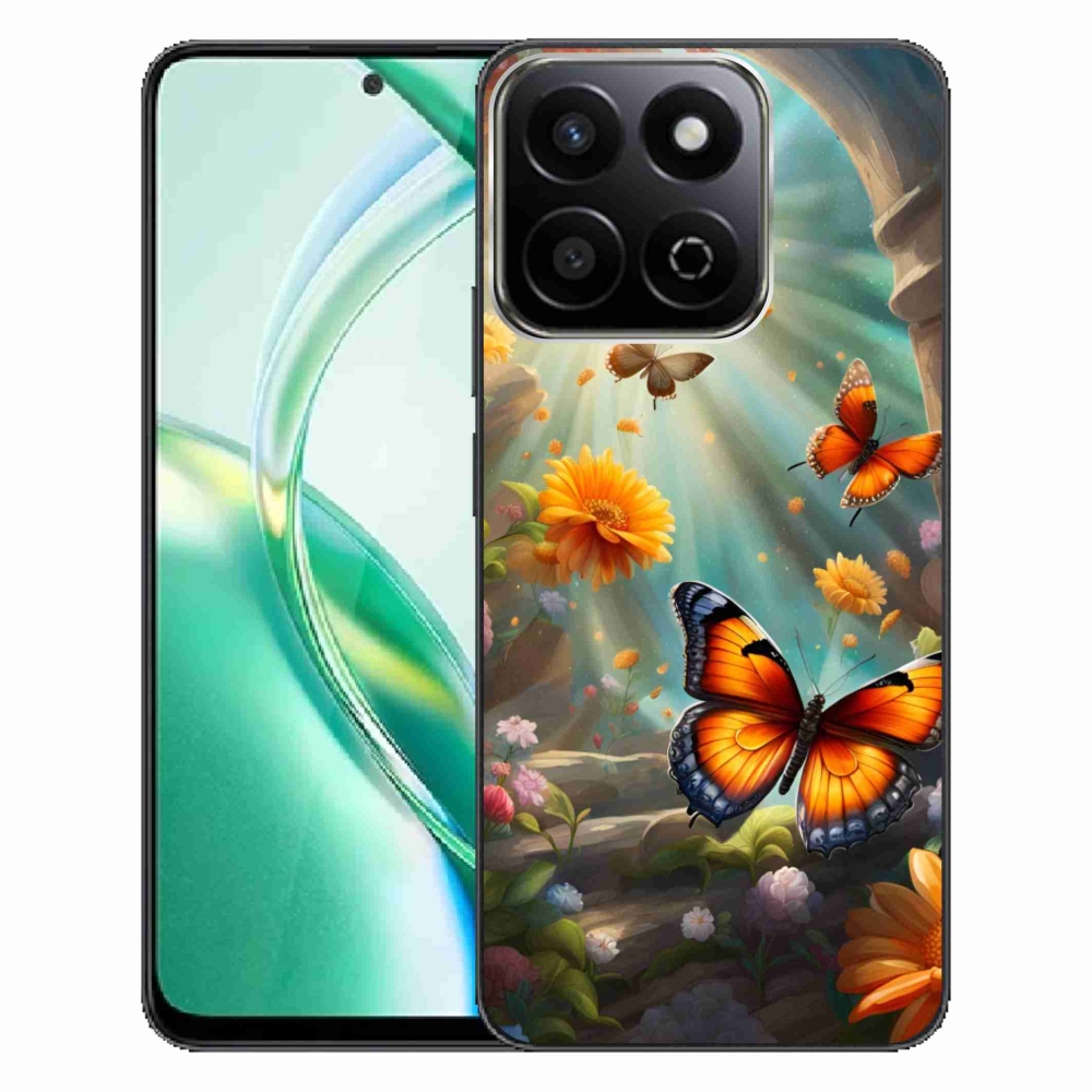 Zselés borítás mmCase a Honor 200 Smart 5G készülékhez - pillangókert 2