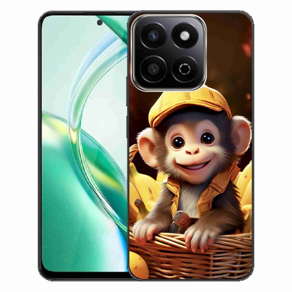 mmCase gél tok az Honor 200 Smart 5G-hez – majom a kosárban
