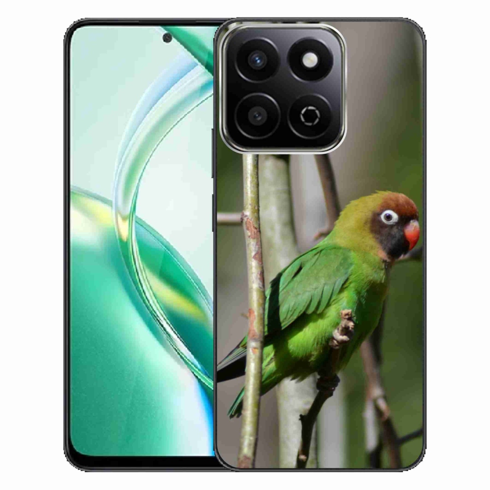 Zselés borítás mmCase a Honor 200 Smart 5G készülékhez - papagáj agapornis