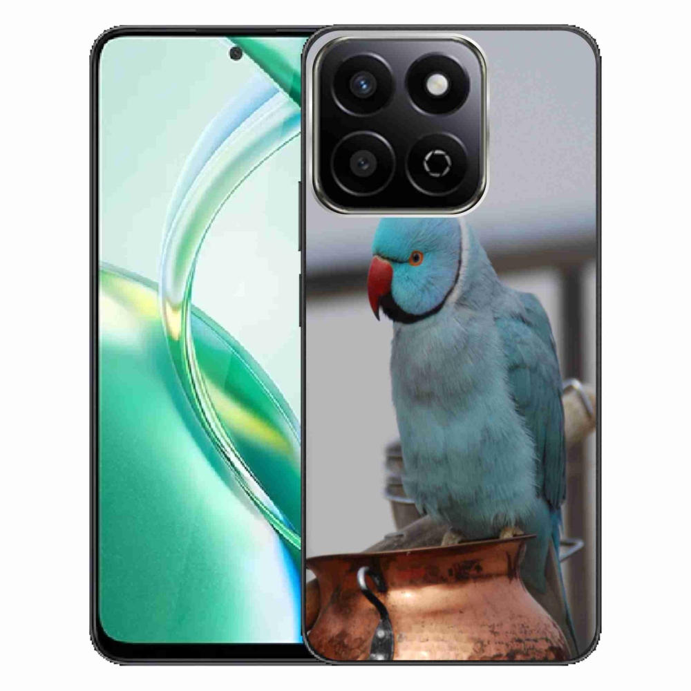 Zselés borítás mmCase a Honor 200 Smart 5G készülékhez - papagáj alexander kék