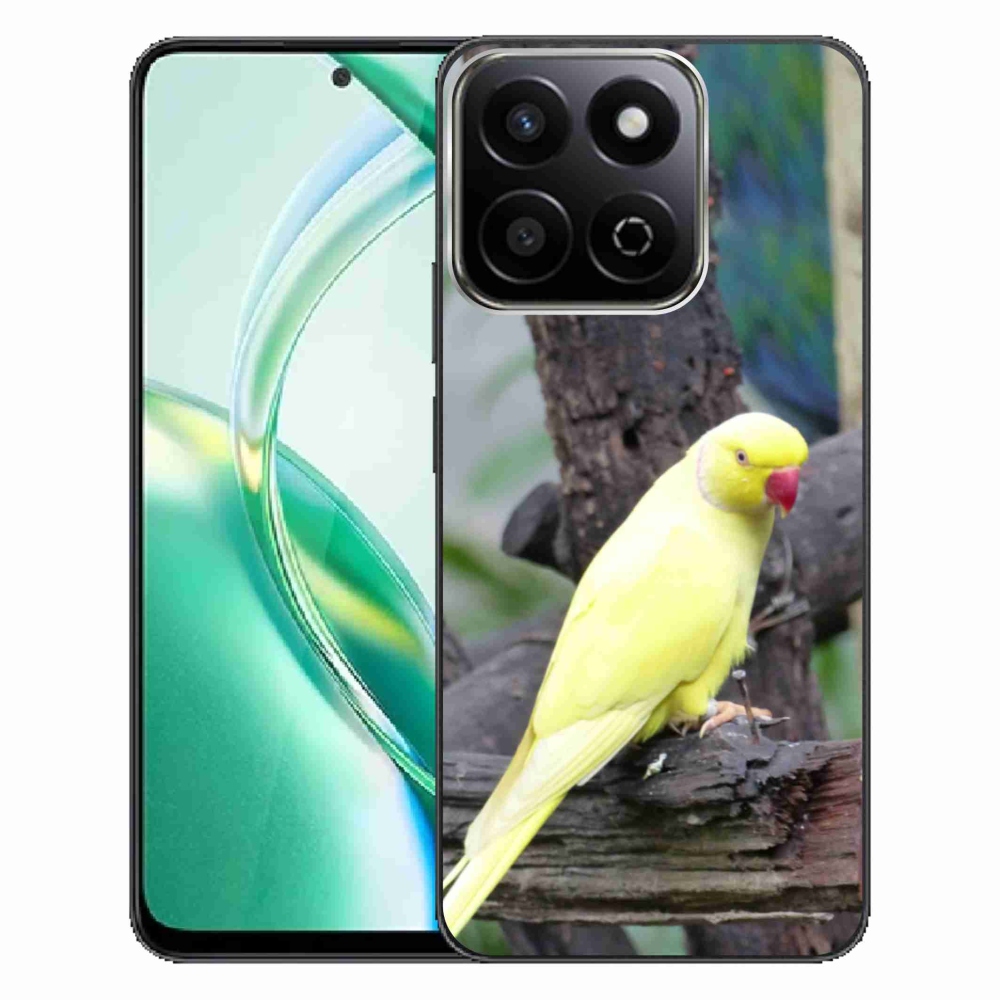 Zselés borítás mmCase a Honor 200 Smart 5G készülékhez - papagáj alexander sárga