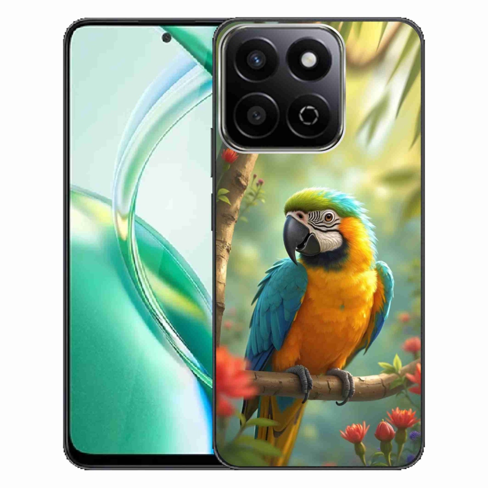 mmCase géltok az Honor 200 Smart 5G-hez – kék-sárga ara papagáj