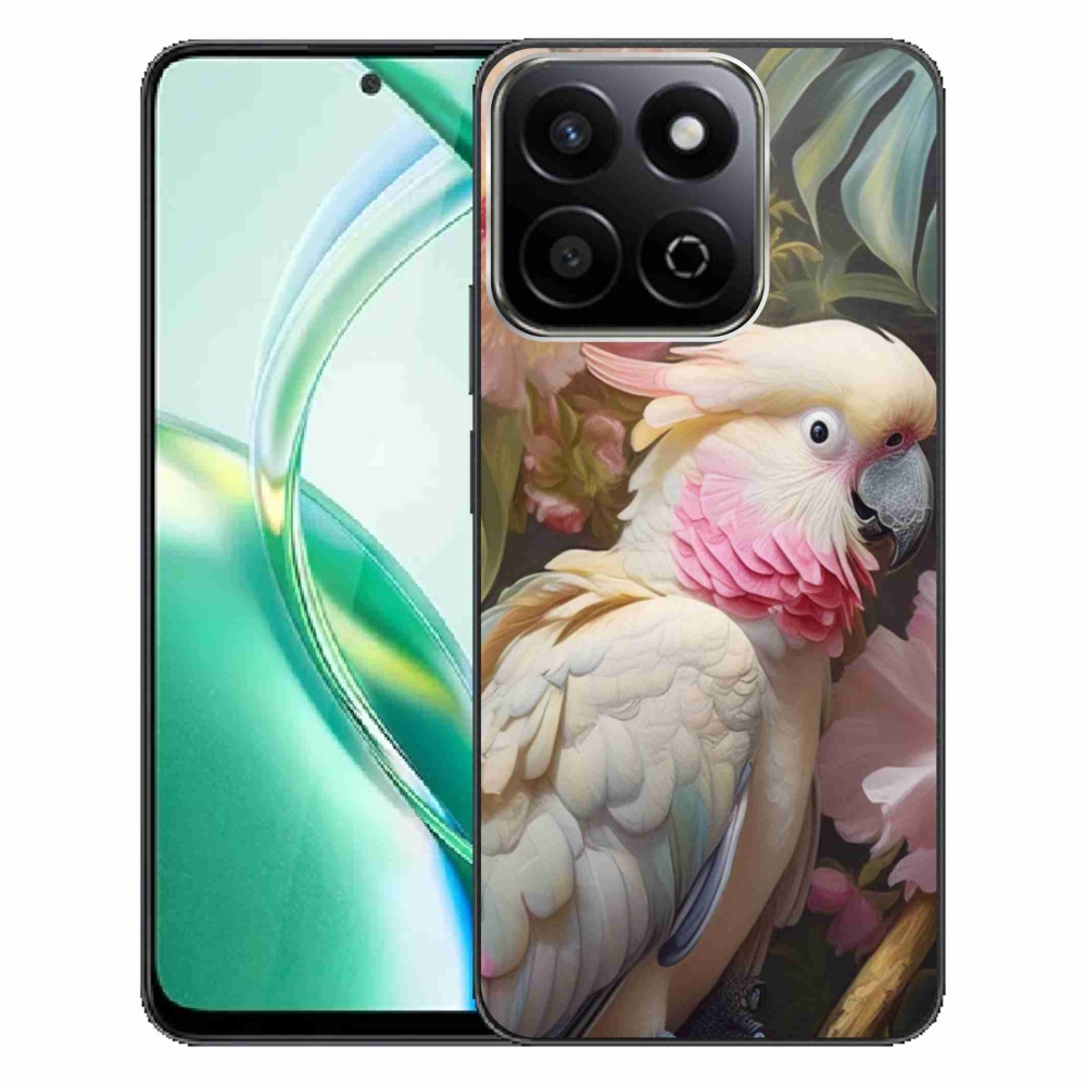 Zselés borítás mmCase a Honor 200 Smart 5G készülékhez - papagáj kakadu rózsaszín 2