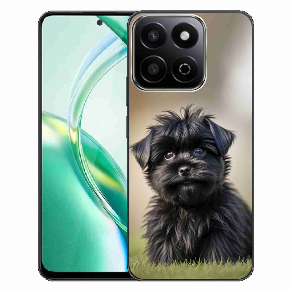 mmCase géltok az Honor 200 Smart 5G-hez – aranyos fekete kutyus