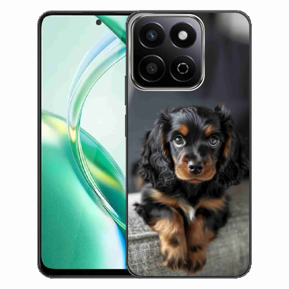 mmCase gél tok az Honor 200 Smart 5G-hez – aranyos, hosszúszőrű tacskó