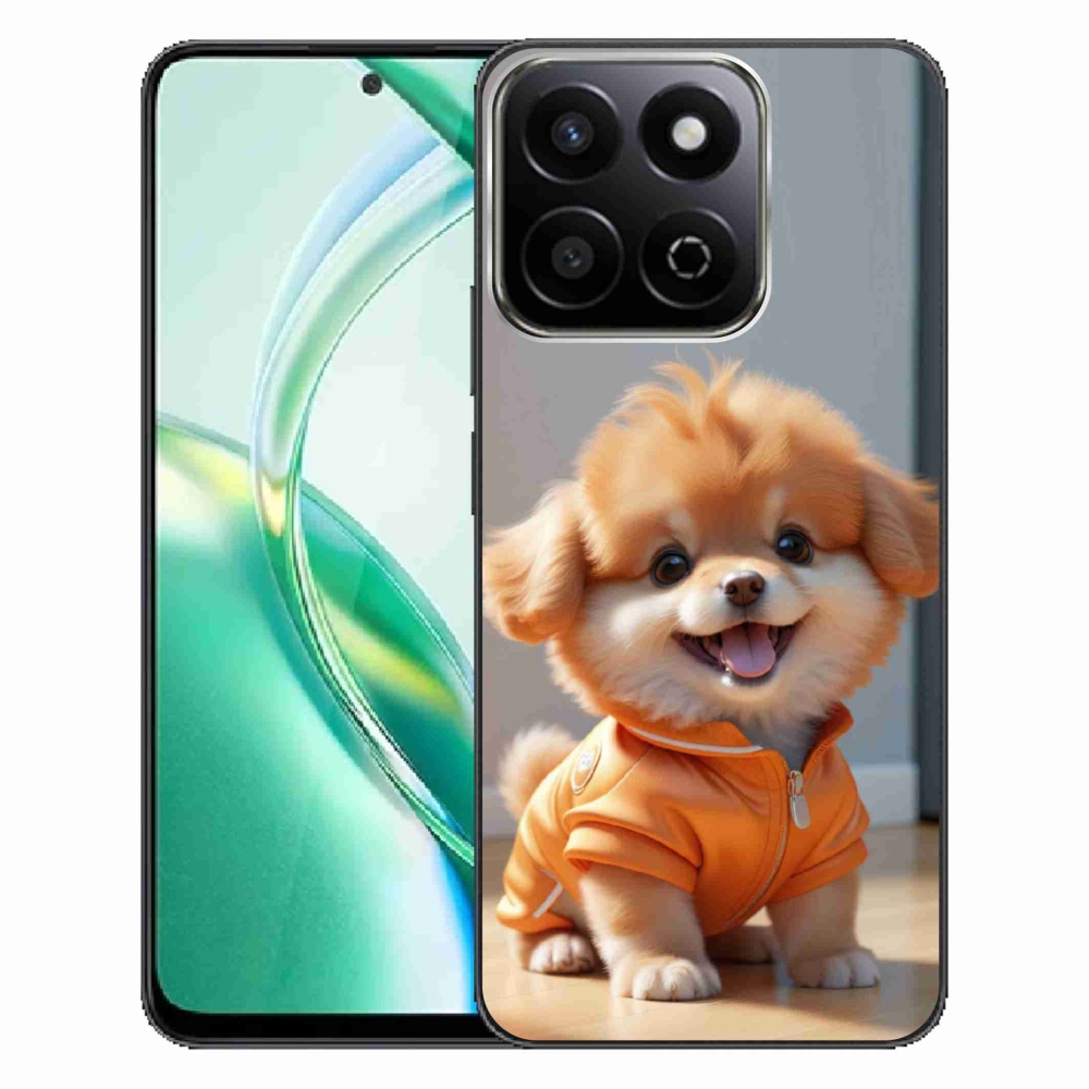 mmCase géltok az Honor 200 Smart 5G-hez – aranyos pomerániai pulóverben