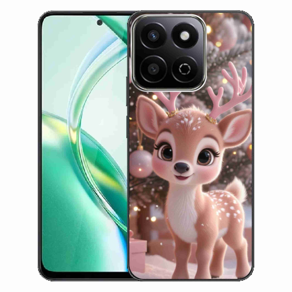 Zselés borító mmCase a Honor 200 Smart 5G készülékhez - aranyos rénszarvas