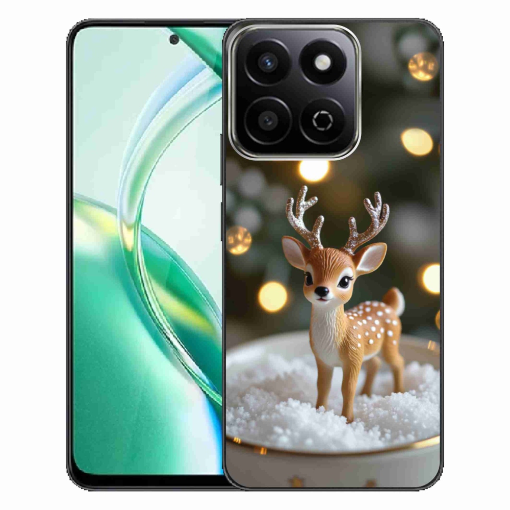 mmCase gél tok az Honor 200 Smart 5G-hez – aranyos karácsonyi szarvas