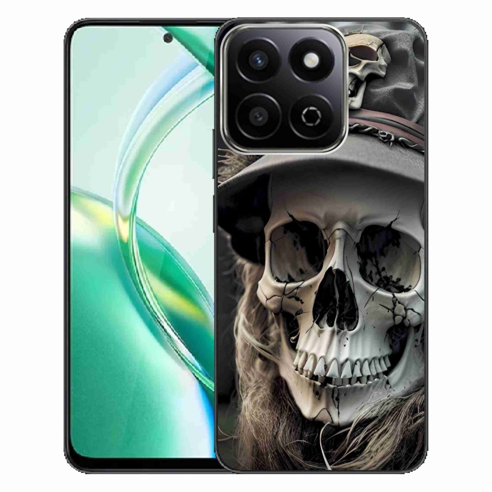 Zselés borítás mmCase a Honor 200 Smart 5G készülékhez - sötét koponya