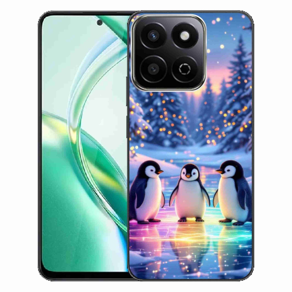 Zselés borító mmCase a Honor 200 Smart 5G készülékhez - pingvinek