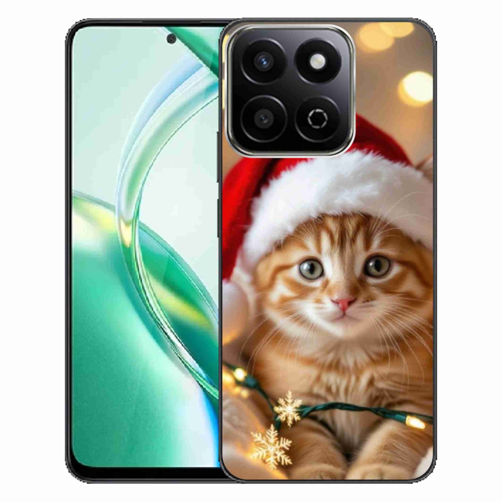 Gél borító mmCase a Honor 200 Smart 5G készülékhez - Karácsonyi cica