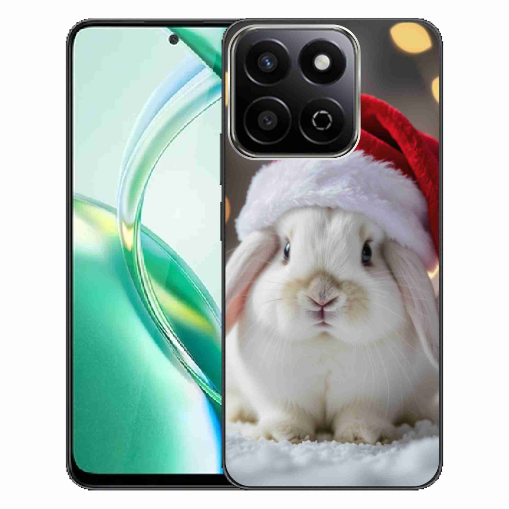 Zselés borítás mmCase a Honor 200 Smart 5G készülékhez - karácsonyi nyúl