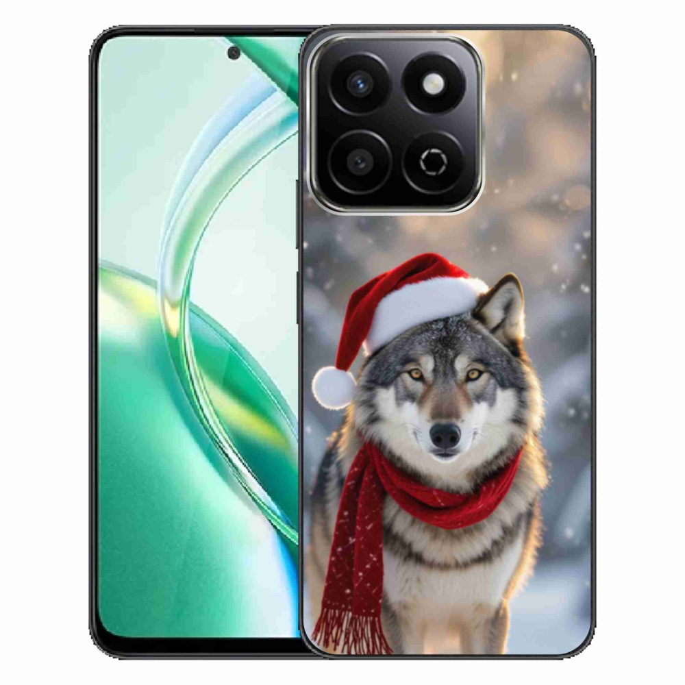 Zselés borítás mmCase a Honor 200 Smart 5G készülékhez - Karácsonyi farkas