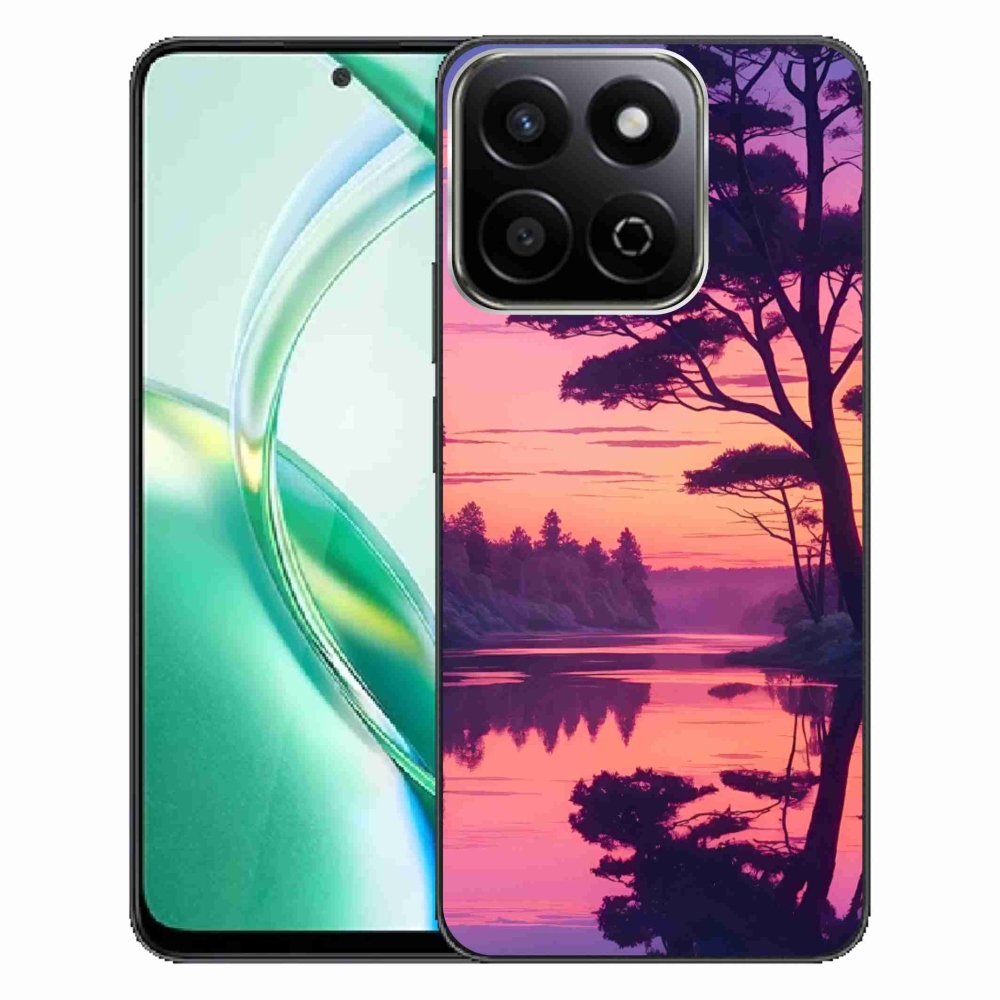 Gél borítás mmCase a Honor 200 Smart 5G számára - naplemente a tó felett