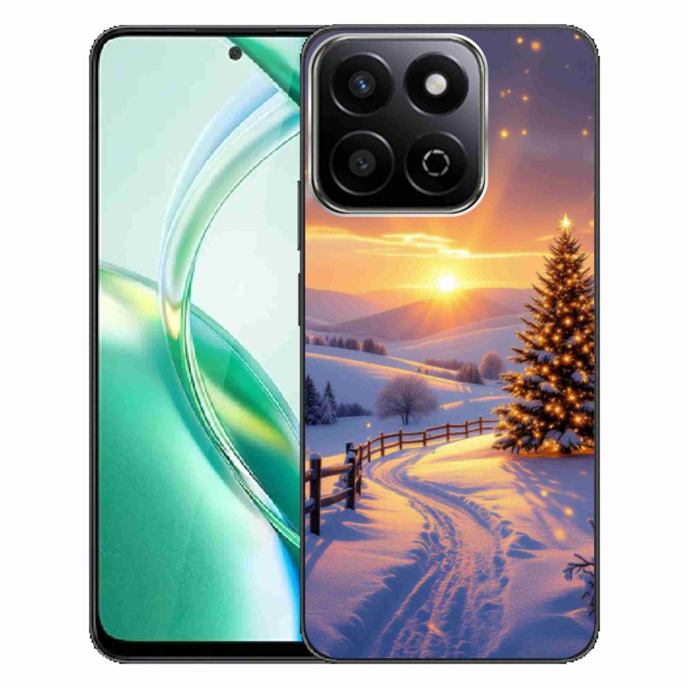 Zselés borítás mmCase a Honor 200 Smart 5G számára - téli tájkép