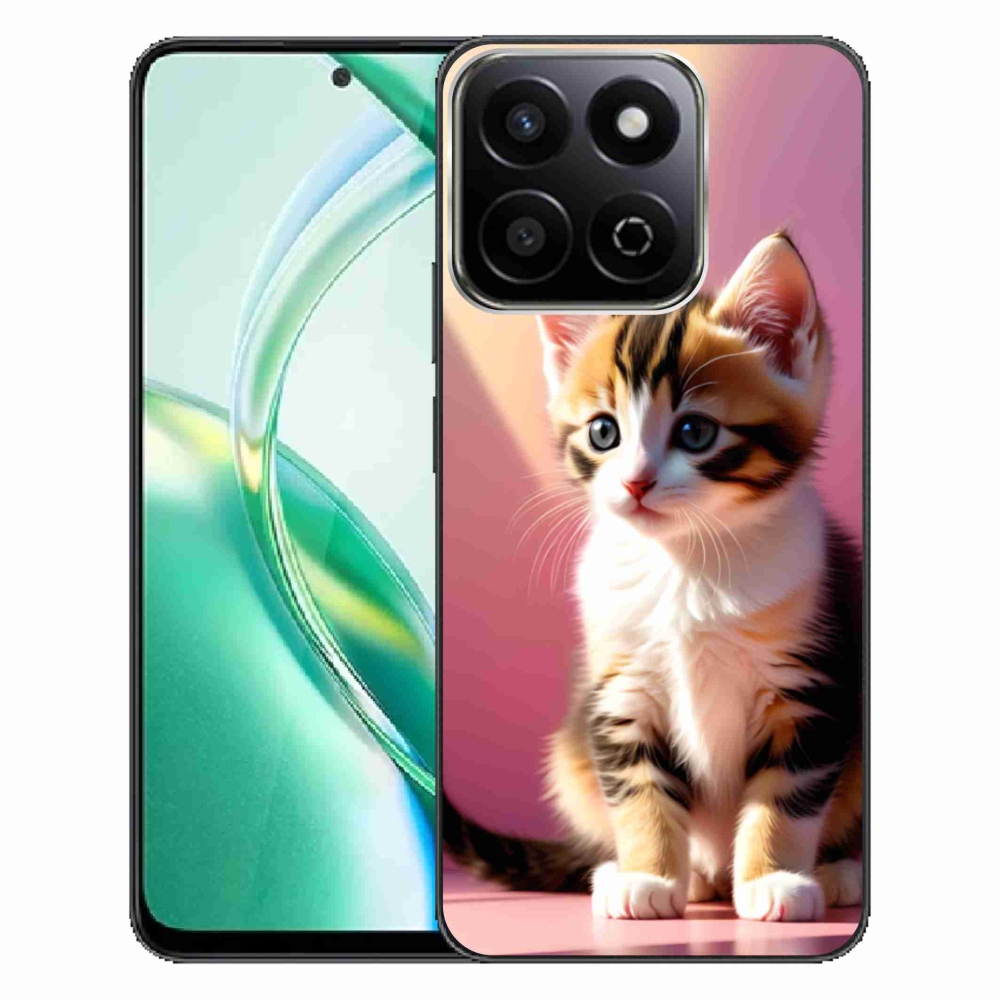 Zselés borító mmCase a Honor 200 Smart 5G készülékhez - kíváncsi cica 2