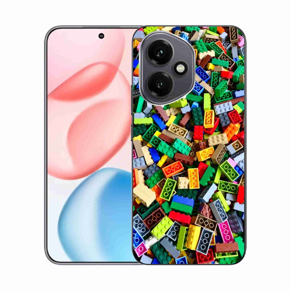Zselés borítás mmCase a Honor 400-hoz - színes építőkockák