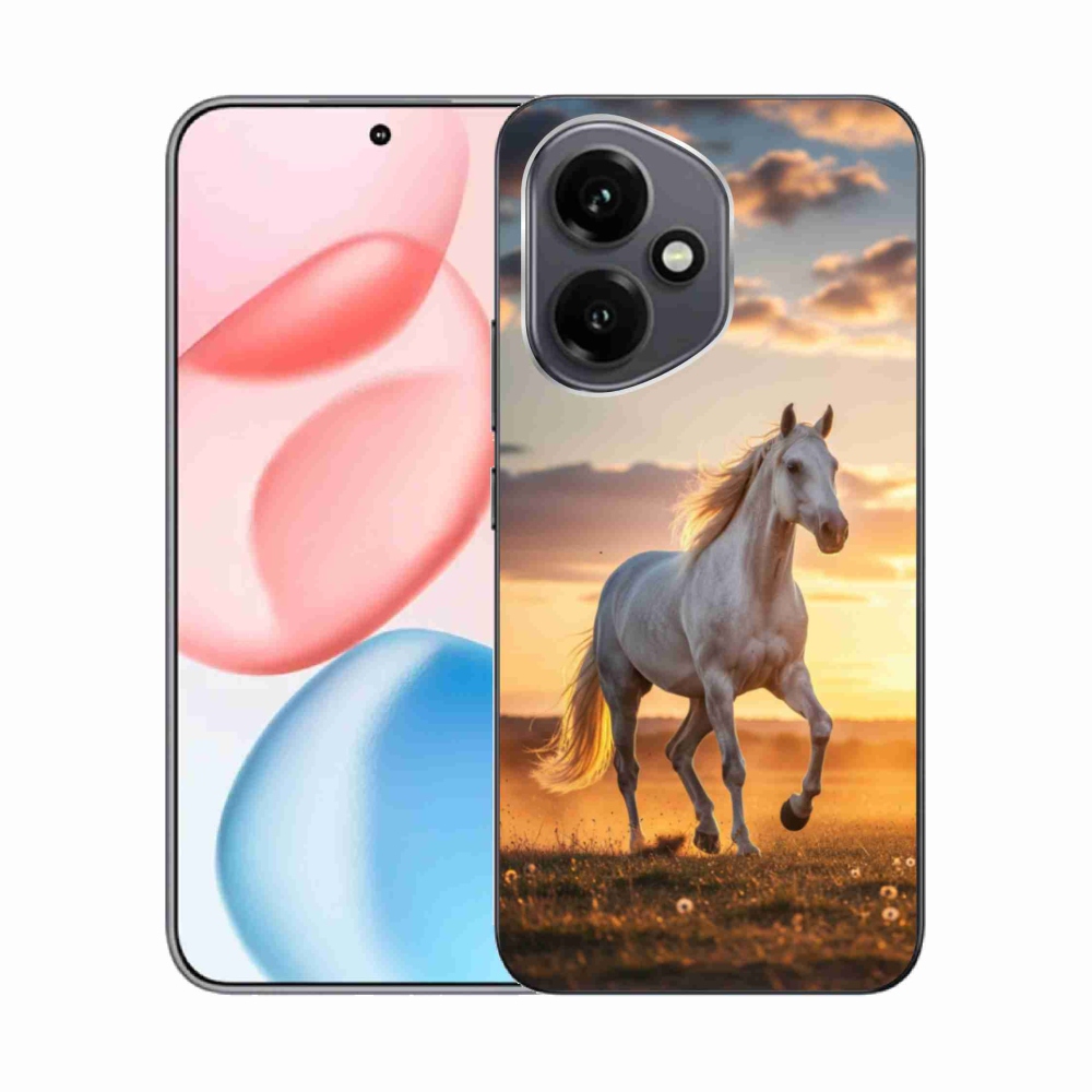 Zselés borítás mmCase a Honor 400-hoz - futó fehér ló 2