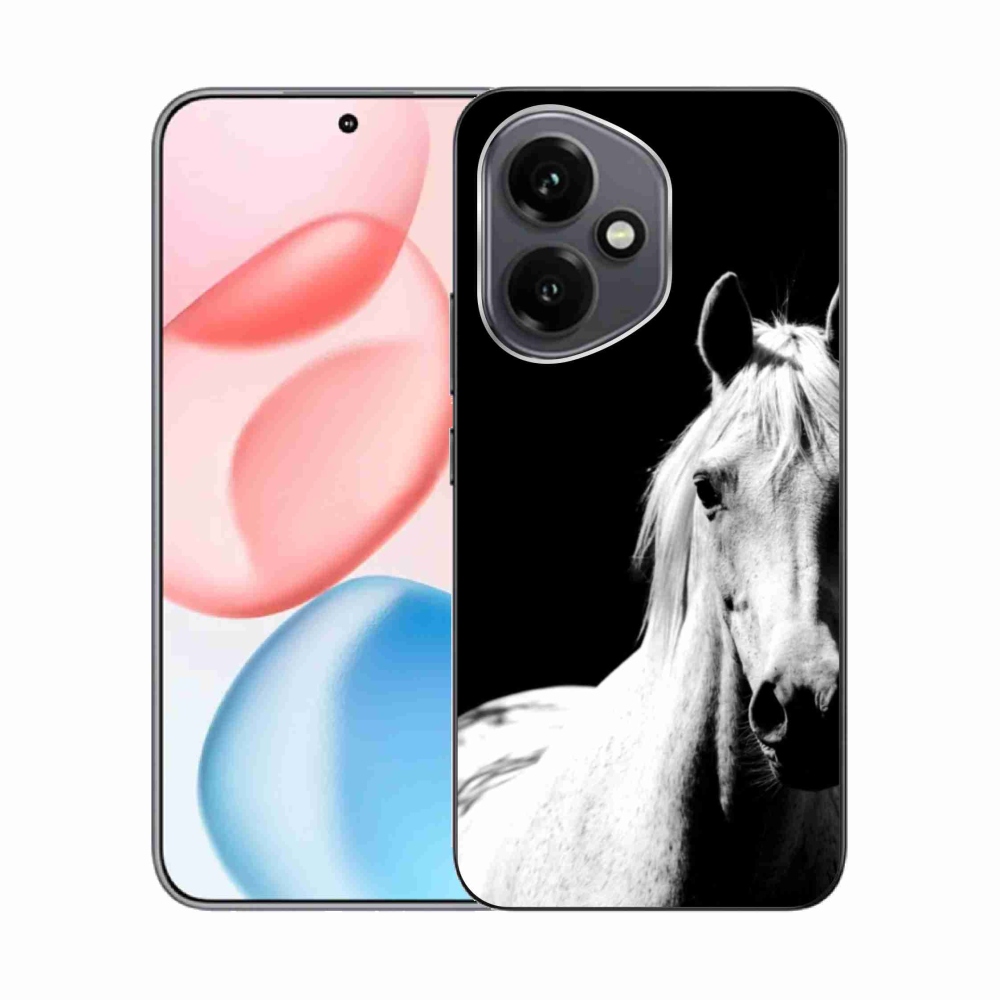 Zselés borító mmCase a Honor 400-hoz - fehér ló 5