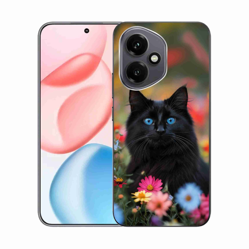 mmCase gél tok az Honor 400-hoz – fekete cica 4