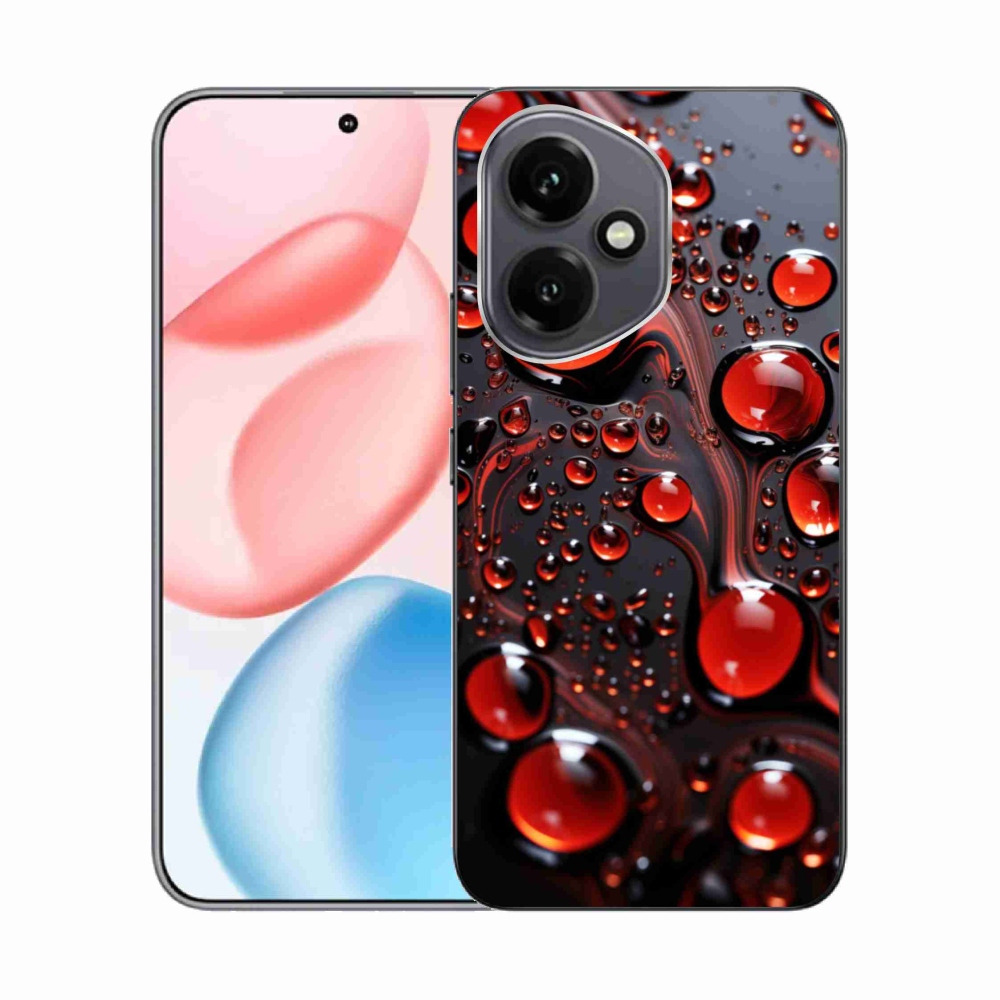 Gélfedél mmCase a Honor 400-hoz - piros cseppek 2