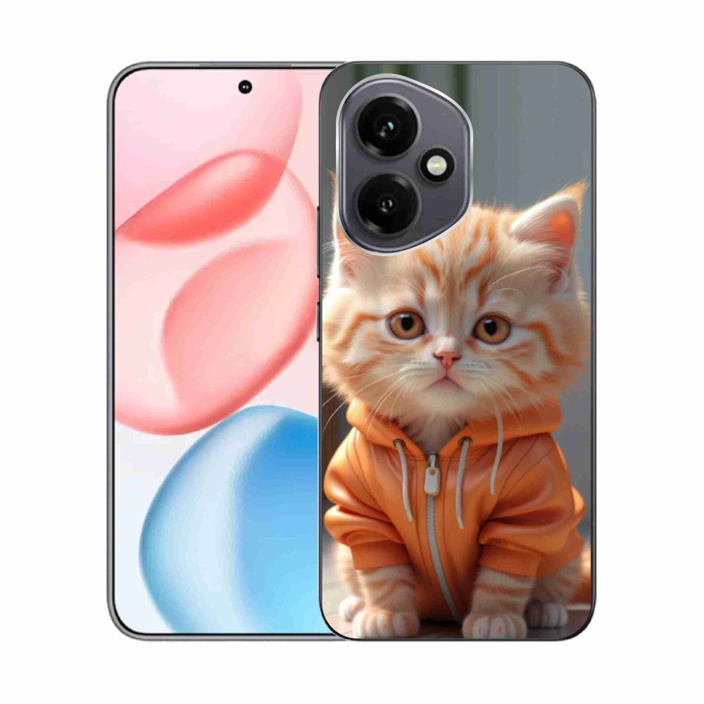 Zselés borítás mmCase a Honor 400-hoz - cica melegítőben