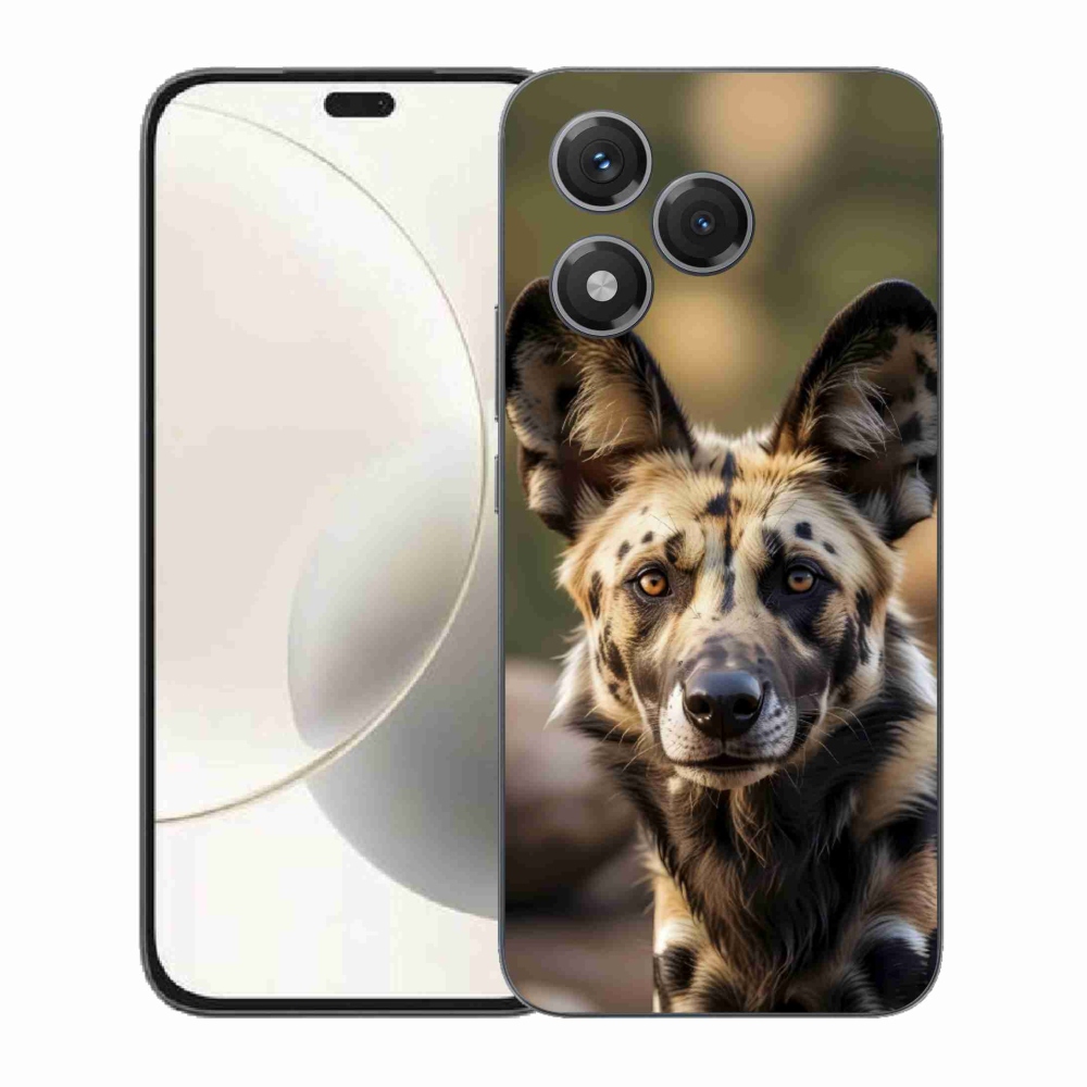 mmCase gélhuzat az Honor 400 Lite-hoz – afrikai vadkutya