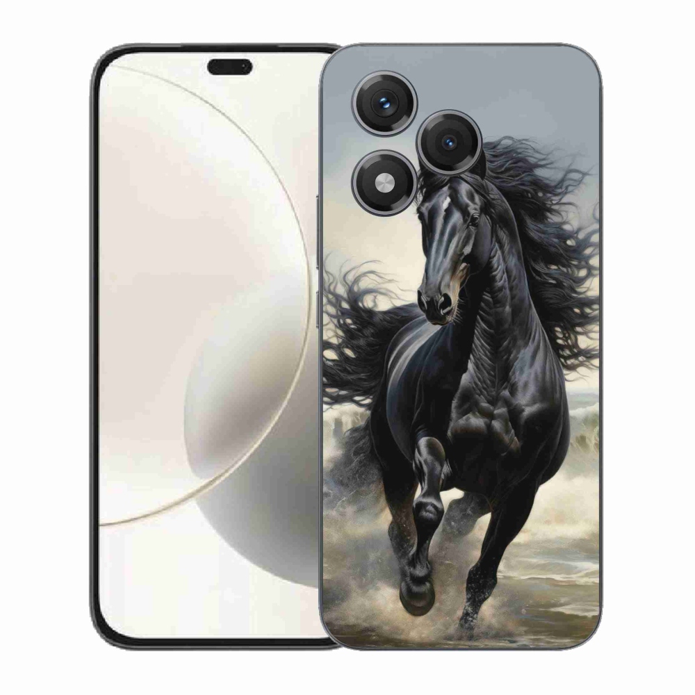 mmCase géltok az Honor 400 Lite-hoz – futó fekete ló