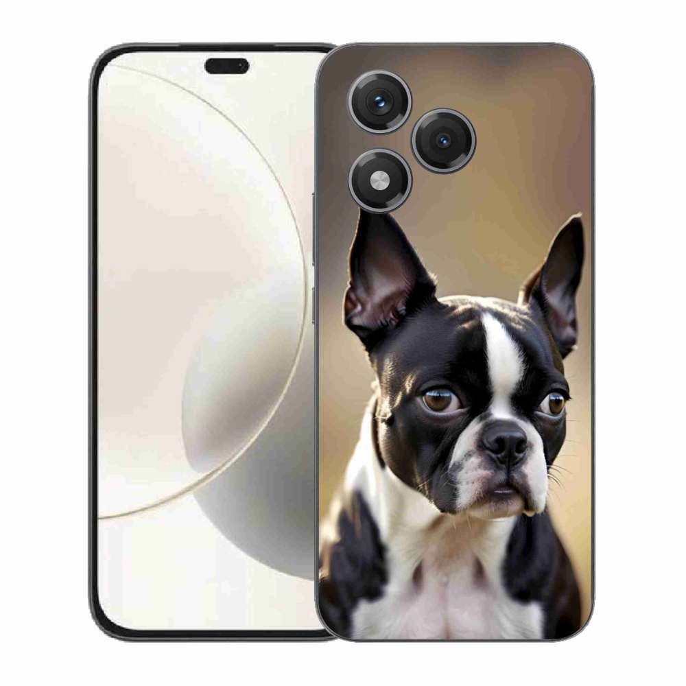 mmCase gél tok az Honor 400 Lite-hoz – bostoni terrier