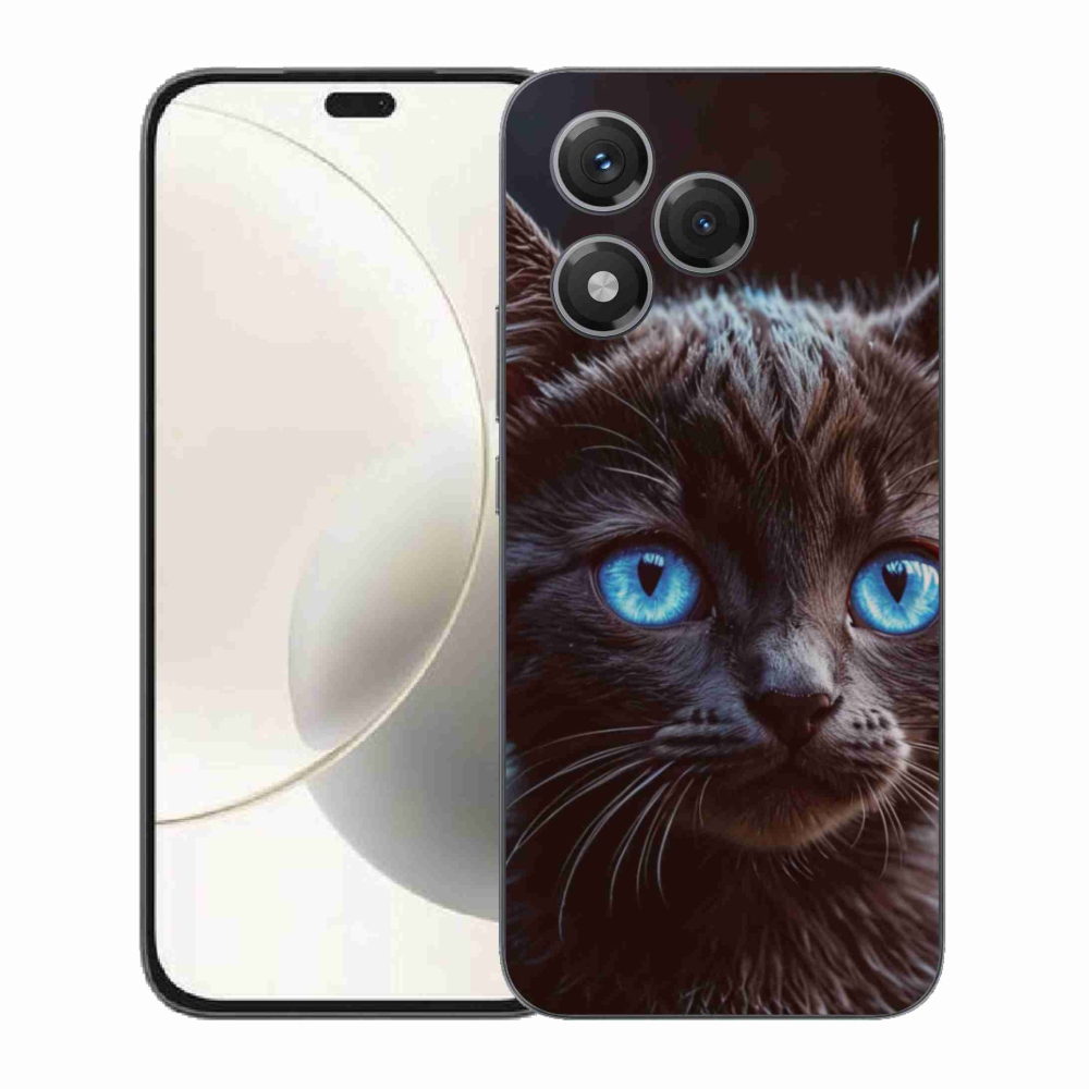 Gél borítás mmCase a Honor 400 Lite-hoz - fekete cica 2