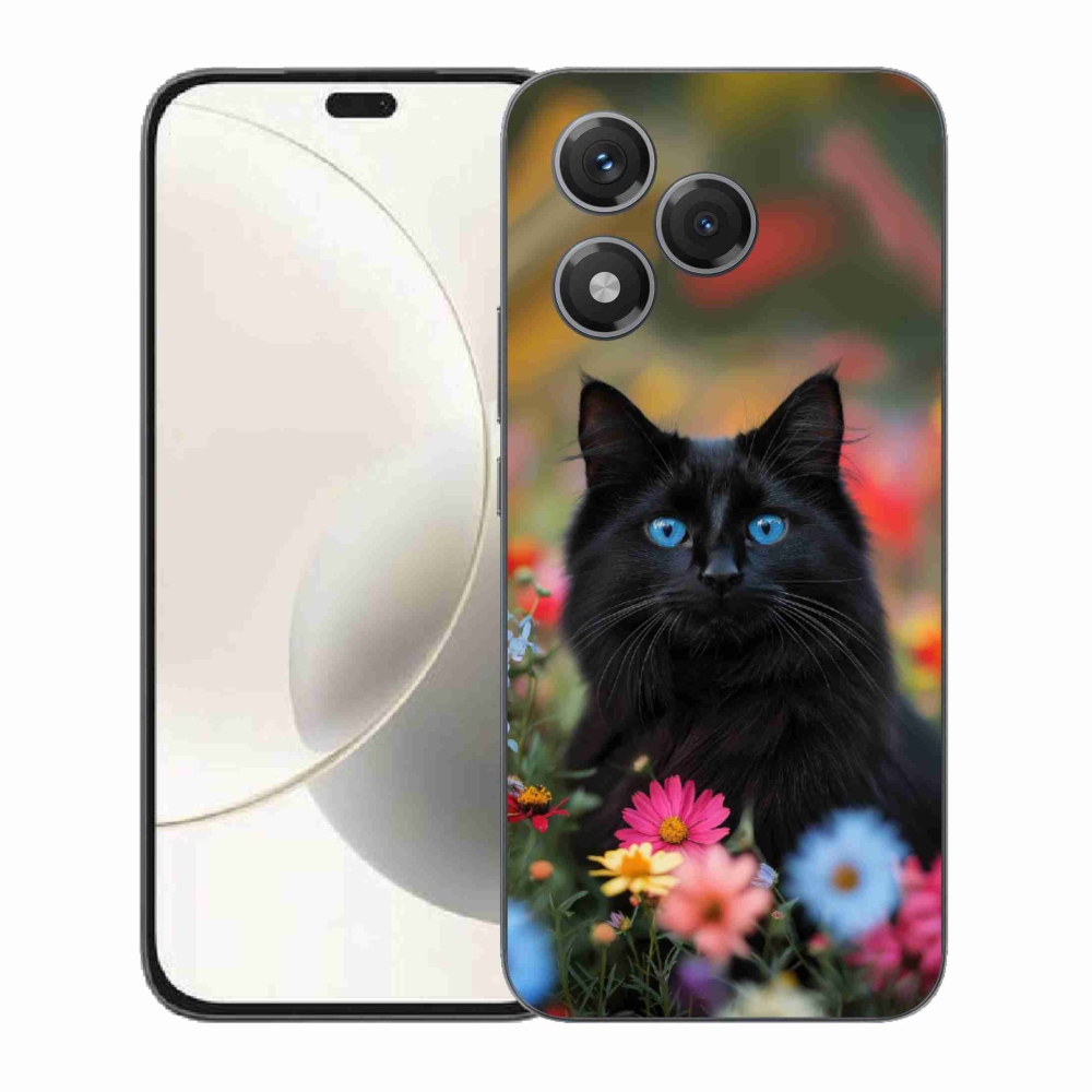 mmCase gél tok az Honor 400 Lite-hoz – fekete cica 4