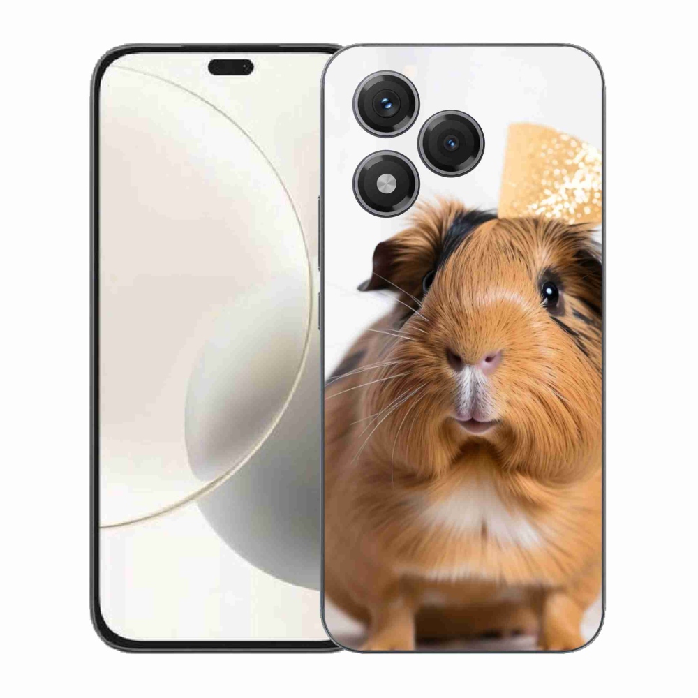 Zselés borítás mmCase a Honor 400 Lite-hoz - barna tengerimalac